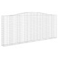 vidaXL Gabionen mit Hochbogen 8 Stk. 400x30x160/180cm Verzinktes Eisen vidaXL Gabionen mit Hochbogen 8 Stk. 400x30x160/180cm Verzinktes Eisen