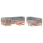 vidaXL 10-tlg. Garten-Lounge-Set mit Kissen Massivholz Douglasie vidaXL 10-tlg. Garten-Lounge-Set mit Kissen Massivholz Douglasie