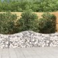 vidaXL Gabionen mit Hochbogen 15 Stk. 200x50x60/80 cm Verzinktes Eisen vidaXL Gabionen mit Hochbogen 15 Stk. 200x50x60/80 cm Verzinktes Eisen