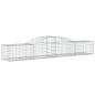 vidaXL Gabionen mit Hochbogen 11 Stk. 300x50x40/60 cm Verzinktes Eisen vidaXL Gabionen mit Hochbogen 11 Stk. 300x50x40/60 cm Verzinktes Eisen