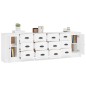 vidaXL Sideboards 3 Stk. Weiß Holzwerkstoff vidaXL Sideboards 3 Stk. Weiß Holzwerkstoff