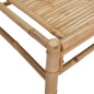vidaXL 5-tlg. Garten-Lounge-Set mit Dunkelgrauen Kissen Bambus vidaXL 5-tlg. Garten-Lounge-Set mit Dunkelgrauen Kissen Bambus