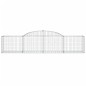 vidaXL Gabionen mit Hochbogen 15 Stk. 300x50x60/80 cm Verzinktes Eisen vidaXL Gabionen mit Hochbogen 15 Stk. 300x50x60/80 cm Verzinktes Eisen
