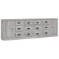 vidaXL Sideboards 3 Stk. Grau Sonoma Holzwerkstoff vidaXL Sideboards 3 Stk. Grau Sonoma Holzwerkstoff