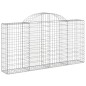 vidaXL Gabionen mit Hochbogen 18Stk. 200x30x100/120cm Verzinktes Eisen vidaXL Gabionen mit Hochbogen 18Stk. 200x30x100/120cm Verzinktes Eisen
