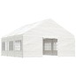 vidaXL Pavillon mit Dach Weiß 6,69x5,88x3,75 m Polyethylen vidaXL Pavillon mit Dach Weiß 6,69x5,88x3,75 m Polyethylen