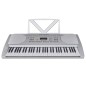 vidaXL Elektrisches Keyboard-Set mit 61 Tasten Silbern und Schwarz vidaXL Elektrisches Keyboard-Set mit 61 Tasten Silbern und Schwarz