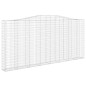 vidaXL Gabionen mit Hochbogen 9 Stk. 400x30x180/200cm Verzinktes Eisen vidaXL Gabionen mit Hochbogen 9 Stk. 400x30x180/200cm Verzinktes Eisen