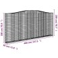 vidaXL Gabionen mit Hochbogen 9 Stk. 400x30x180/200cm Verzinktes Eisen vidaXL Gabionen mit Hochbogen 9 Stk. 400x30x180/200cm Verzinktes Eisen