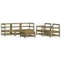 vidaXL 6-tlg. Garten-Lounge-Set mit Kissen Imprägniertes Kiefernholz vidaXL 6-tlg. Garten-Lounge-Set mit Kissen Imprägniertes Kiefernholz