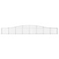vidaXL Gabionen mit Hochbogen 2 Stk. 400x30x40/60 cm Verzinktes Eisen vidaXL Gabionen mit Hochbogen 2 Stk. 400x30x40/60 cm Verzinktes Eisen
