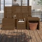 vidaXL 4-tlg. Gartenbox-Set Honigbraun Massivholz Kiefer vidaXL 4-tlg. Gartenbox-Set Honigbraun Massivholz Kiefer