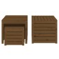 vidaXL 4-tlg. Gartenbox-Set Honigbraun Massivholz Kiefer vidaXL 4-tlg. Gartenbox-Set Honigbraun Massivholz Kiefer
