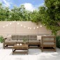 vidaXL 6-tlg. Garten-Lounge-Set mit Kissen Honigbraun Massivholz vidaXL 6-tlg. Garten-Lounge-Set mit Kissen Honigbraun Massivholz