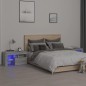 vidaXL Nachttische 2 Stk. mit LED-Leuchten Grau Sonoma 70x36,5x40 cm vidaXL Nachttische 2 Stk. mit LED-Leuchten Grau Sonoma 70x36,5x40 cm