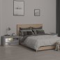 vidaXL Nachttische 2 Stk. mit LED-Leuchten Grau Sonoma 70x36,5x40 cm vidaXL Nachttische 2 Stk. mit LED-Leuchten Grau Sonoma 70x36,5x40 cm