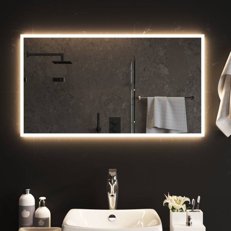 vidaXL LED-Badspiegel 50x90 cm vidaXL LED-Badspiegel 50x90 cm