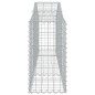 vidaXL Gabionen mit Hochbogen 50 Stk. 200x30x60/80 cm Verzinktes Eisen vidaXL Gabionen mit Hochbogen 50 Stk. 200x30x60/80 cm Verzinktes Eisen