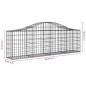 vidaXL Gabionen mit Hochbogen 50 Stk. 200x30x60/80 cm Verzinktes Eisen vidaXL Gabionen mit Hochbogen 50 Stk. 200x30x60/80 cm Verzinktes Eisen