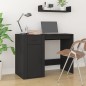vidaXL Schreibtisch mit Stauraum Schwarz Holzwerkstoff vidaXL Schreibtisch mit Stauraum Schwarz Holzwerkstoff