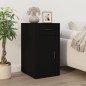 vidaXL Schreibtisch mit Stauraum Schwarz Holzwerkstoff vidaXL Schreibtisch mit Stauraum Schwarz Holzwerkstoff