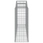 vidaXL Gabionen mit Hochbogen 5 Stk. 300x50x120/140cm Verzinktes Eisen vidaXL Gabionen mit Hochbogen 5 Stk. 300x50x120/140cm Verzinktes Eisen