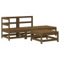 vidaXL 4-tlg. Garten-Lounge-Set mit Kissen Honigbraun Massivholz vidaXL 4-tlg. Garten-Lounge-Set mit Kissen Honigbraun Massivholz