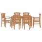 vidaXL 7-tlg. Garten-Essgruppe Massivholz Teak vidaXL 7-tlg. Garten-Essgruppe Massivholz Teak