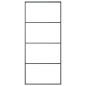 vidaXL Schiebetür mit Beschlag 90x205 cm ESG-Glas & Aluminium vidaXL Schiebetür mit Beschlag 90x205 cm ESG-Glas & Aluminium