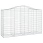 vidaXL Gabionen mit Hochbogen 12Stk. 200x50x120/140cm Verzinktes Eisen vidaXL Gabionen mit Hochbogen 12Stk. 200x50x120/140cm Verzinktes Eisen