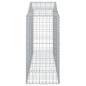 vidaXL Gabionen mit Hochbogen 12Stk. 200x50x120/140cm Verzinktes Eisen vidaXL Gabionen mit Hochbogen 12Stk. 200x50x120/140cm Verzinktes Eisen