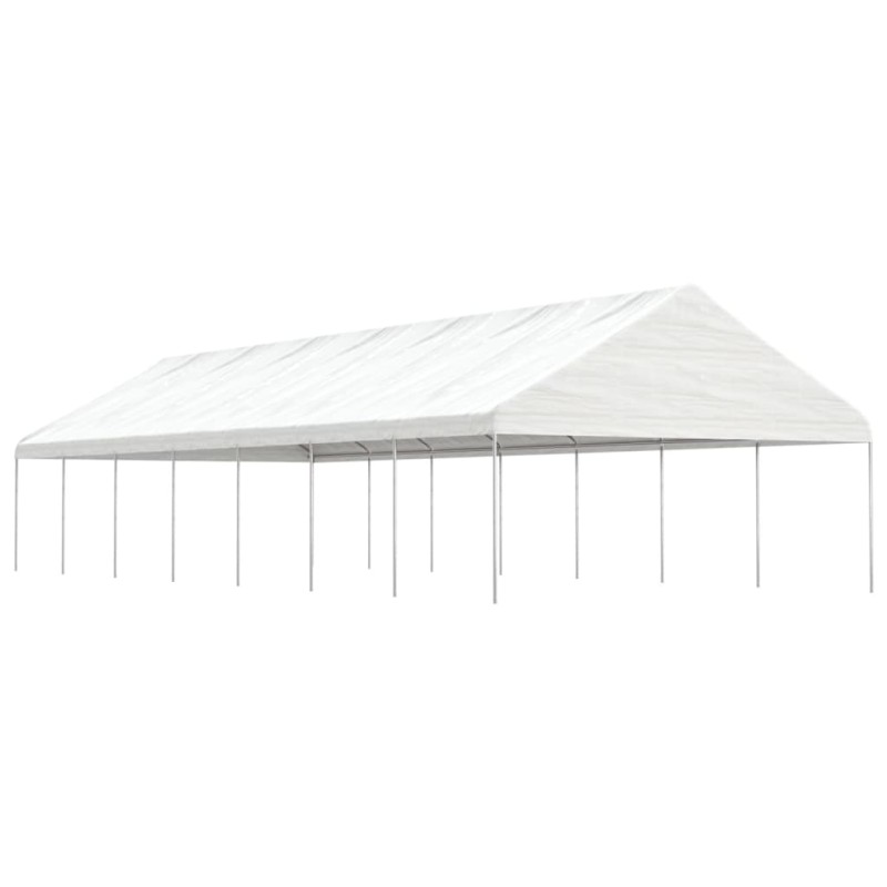 vidaXL Pavillon mit Dach Weiß 15,61x5,88x3,75 m Polyethylen vidaXL Pavillon mit Dach Weiß 15,61x5,88x3,75 m Polyethylen