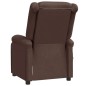 vidaXL Massagesessel Braun Kunstleder vidaXL Massagesessel Braun Kunstleder