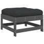vidaXL 6-tlg. Garten-Lounge-Set mit Kissen Grau Massivholz vidaXL 6-tlg. Garten-Lounge-Set mit Kissen Grau Massivholz