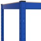 vidaXL Regale mit 5 Böden 4 Stk. Blau Stahl & Holzwerkstoff vidaXL Regale mit 5 Böden 4 Stk. Blau Stahl & Holzwerkstoff