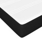 vidaXL Boxspringbett mit Matratze Schwarz 140x190 cm Stoff vidaXL Boxspringbett mit Matratze Schwarz 140x190 cm Stoff