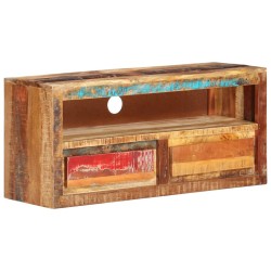 vidaXL TV-Schränke 2 Stk. 88x30x40 cm Altholz Massiv