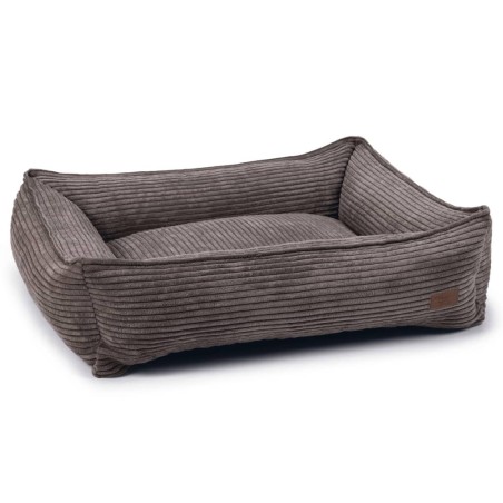 Designed by Lotte Hundekorb Gerippt Braun 80x70x22 cm