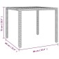 vidaXL 5-tlg. Garten-Essgruppe mit Kissen Grau Poly Rattan vidaXL 5-tlg. Garten-Essgruppe mit Kissen Grau Poly Rattan