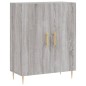 vidaXL Highboard Grau Sonoma 69,5x34x180 cm Holzwerkstoff vidaXL Highboard Grau Sonoma 69,5x34x180 cm Holzwerkstoff