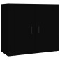 vidaXL Highboard Schwarz Holzwerkstoff vidaXL Highboard Schwarz Holzwerkstoff