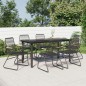 vidaXL 7-tlg. Garten-Essgruppe Schwarz PVC-Rattan vidaXL 7-tlg. Garten-Essgruppe Schwarz PVC-Rattan