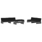 vidaXL 6-tlg. Garten-Lounge-Set mit Kissen Grau Massivholz vidaXL 6-tlg. Garten-Lounge-Set mit Kissen Grau Massivholz