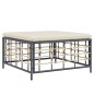 vidaXL 4-tlg. Garten-Lounge-Set mit Kissen Anthrazit Poly Rattan vidaXL 4-tlg. Garten-Lounge-Set mit Kissen Anthrazit Poly Rattan