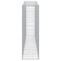 vidaXL Gabionen mit Hochbogen 9 Stk. 400x50x160/180cm Verzinktes Eisen vidaXL Gabionen mit Hochbogen 9 Stk. 400x50x160/180cm Verzinktes Eisen