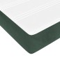 vidaXL Boxspringbett mit Matratze Dunkelgrün 180x200 cm Samt vidaXL Boxspringbett mit Matratze Dunkelgrün 180x200 cm Samt