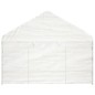 vidaXL Pavillon mit Dach Weiß 6,69 x 4,08 x 3,22 m Polyethylen vidaXL Pavillon mit Dach Weiß 6,69 x 4,08 x 3,22 m Polyethylen