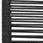 vidaXL 5-tlg. Garten-Essgruppe Schwarz Baumwollseil und Stahl vidaXL 5-tlg. Garten-Essgruppe Schwarz Baumwollseil und Stahl