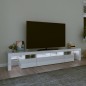 vidaXL TV-Schrank mit LED-Leuchten Hochglanz-Weiß 230x36,5x40 cm vidaXL TV-Schrank mit LED-Leuchten Hochglanz-Weiß 230x36,5x40 cm