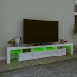 vidaXL TV-Schrank mit LED-Leuchten Hochglanz-Weiß 230x36,5x40 cm vidaXL TV-Schrank mit LED-Leuchten Hochglanz-Weiß 230x36,5x40 cm